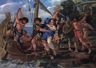 Il rapimento di Elena da Giovanni Francesco Romanelli